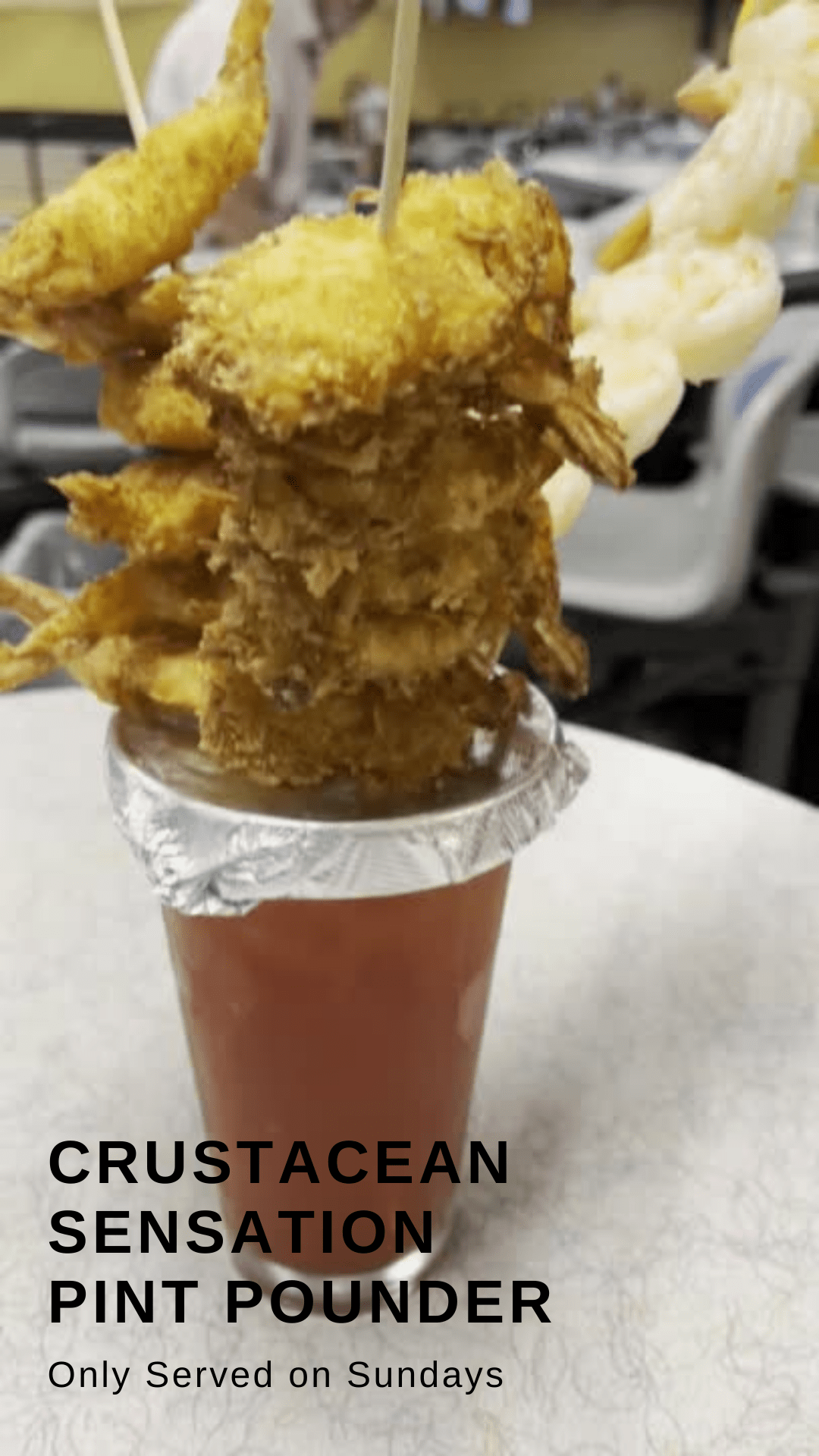 crustacean sensation pint pounder bloody mary crustacean sensation pint pounder bloody mary