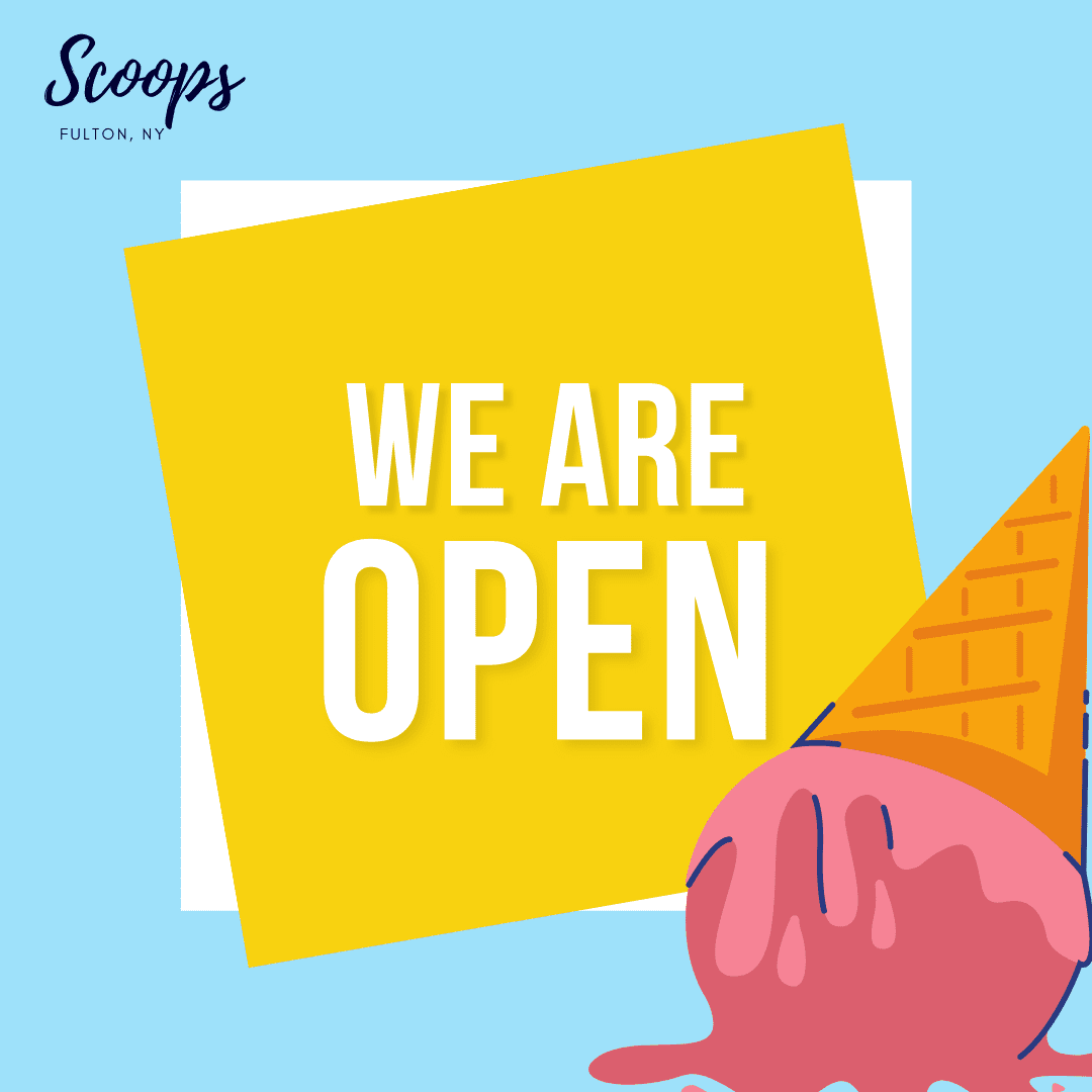 Scoops is open