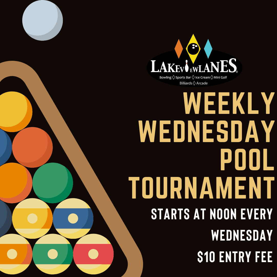 weekly wednesday pool tournament