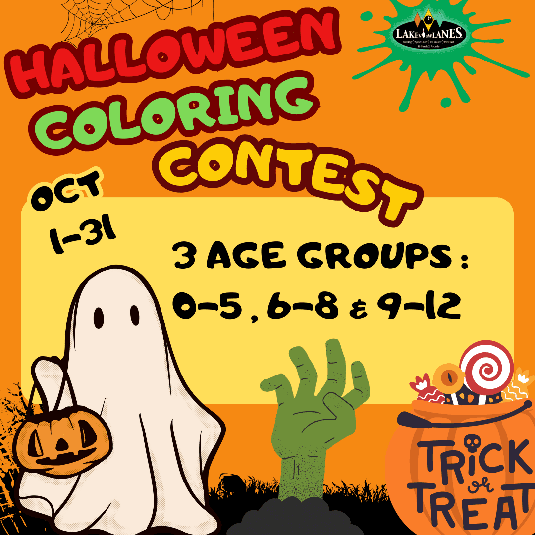 halloween coloring contest