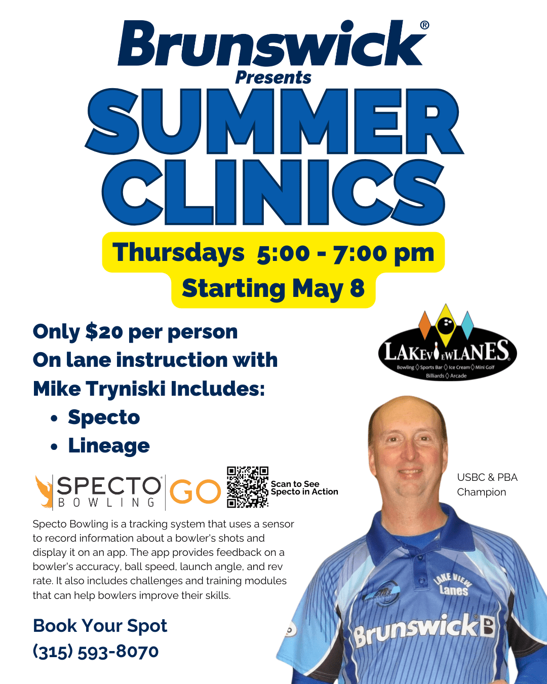 Lakeview - Summer Clinic Summer Bowling Clinic Lakeview