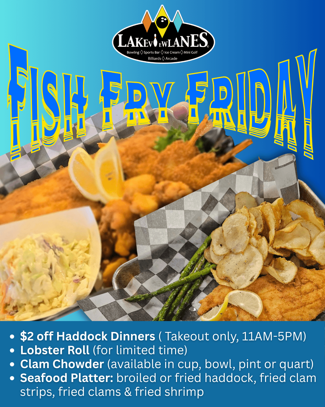 Fish Friday Lakeview Fish Fry Friday