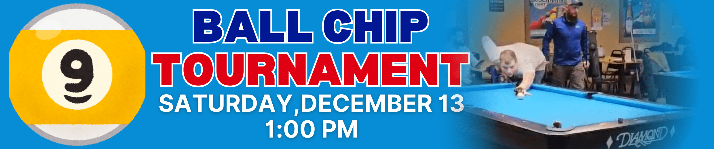 Lakeview Lanes 9 Ball Chip Tournament