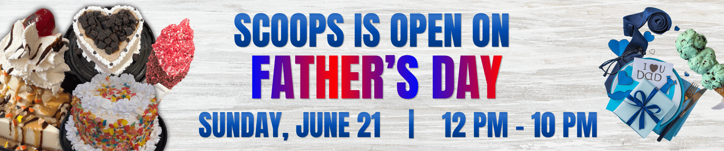 scoops is open