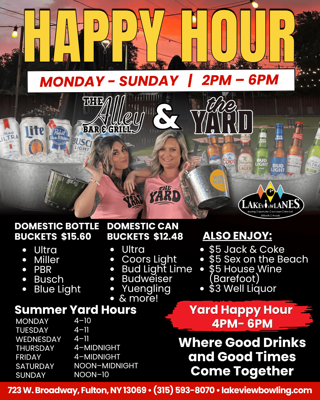 Lakeview Happy Hour