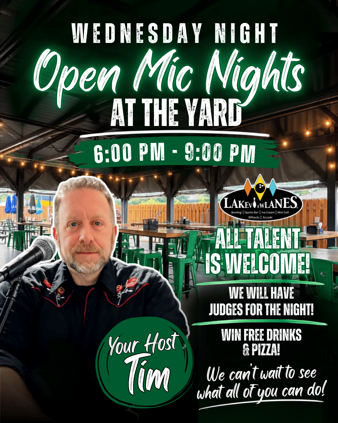 Lakeview Wednesday Open Mic
