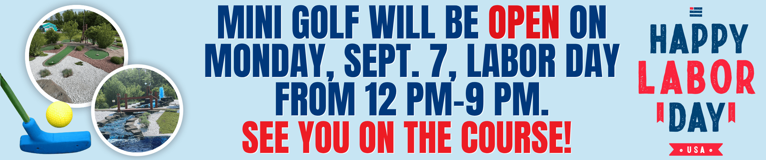 Mini Golf open