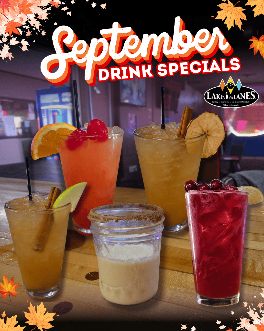 Lakeview- September Drinks Special